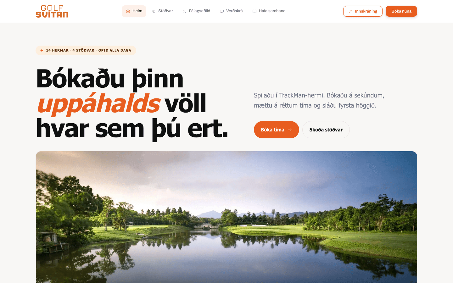 Forsíða Golfsvítunnar